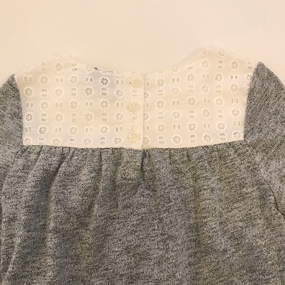 Gap Eyelet Bib-Front Knit Top 4T - Picture 4 of 5